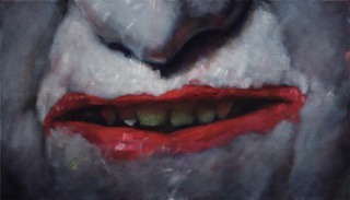 "der Clown", Öl / Leinwand, 76x133cm, 3200€